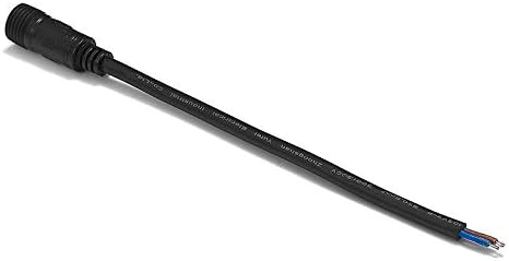 Davitu Electrical Equipments Supplies - 500pairs 2 3 4 5 Pin Waterproof Connector Power Cable 0.5mmFor 5050 LED Strip Landscape Lights RGB LED Pixel LED Wall Washer - (Color: Black, Pins: 4P)