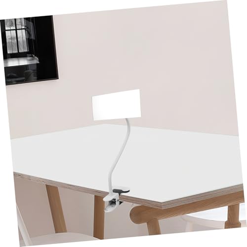 Espejo de maquillaje de escritorio PRETYZOOM forma corazón blanco miniatura 4
