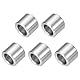 QUARKZMAN 5 Stück Distanzhülsen Abstandshalter Edelstahl, 8mm ID x 12mm OD x 10mmL 304 Edelstahl Runde Abstandshalter ohne Gewinde Säulen für Schrauben 5/16 oder M8