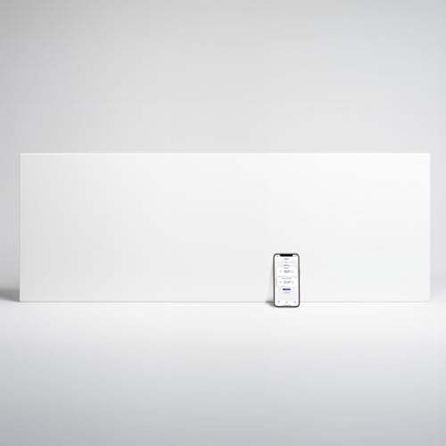 ADAX NEO Compact - Convector de pared con termostato por Wifi - 2400W | Bajo consumo | Calefacción eficiente y segura | Radiador eléctrico moderno y elegante | 420mm de altura | IP24C | Blanco