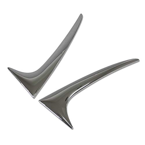 Beautost Fit for Toyota 2019 2020 Corolla Hatchback Chrome Rear Spoiler Wing Side Beveled Window Cover Trim