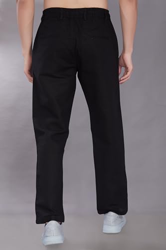 Image of DIVISIVE Men's Relaxed Fit Cotton Linen Blend Trousers