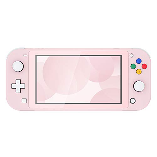 Image of eXtremeRate Cherry Blossoms Pink DIY Replacement Shell for Nintendo Switch Lite, NSL Handheld Controller Housing with Screen Protector, Custom Cover for Nintendo Switch Lite [Console NOT Included]