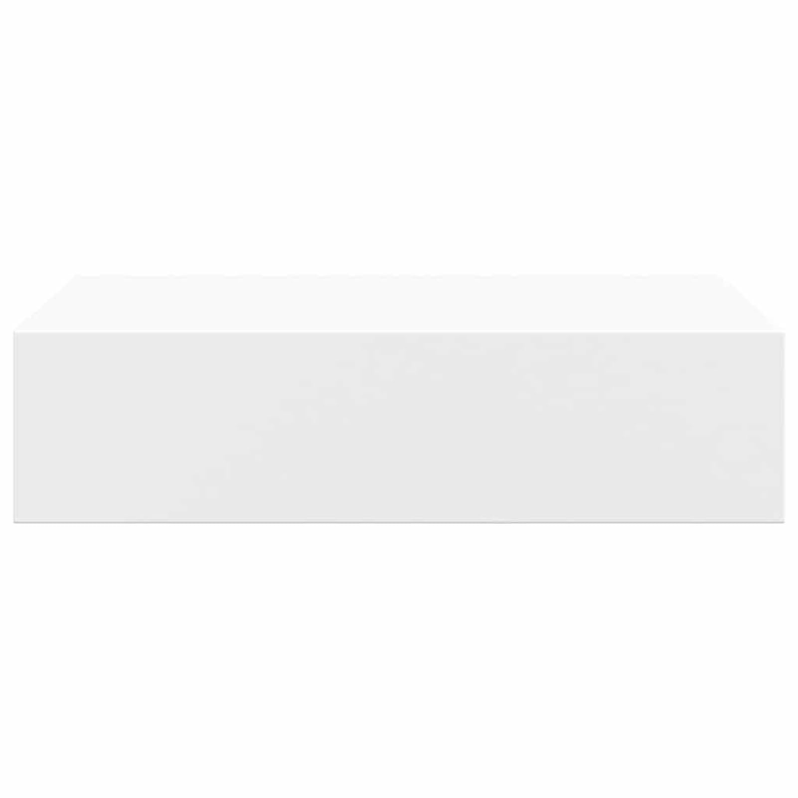Homgoday Schubladenregal Wandregal MDF Metall Weiß 40x23,5x10 cm für Schmuck Uhren Geldbörsen Schlüssel - Kompatibel mit Amazon Cosmo Model330242
