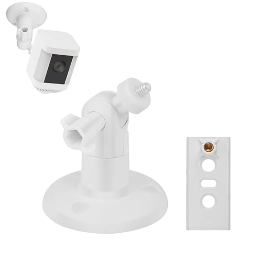 Image of 360 Adjustable Wall Mount for Ring Spotlight Cam Battery /Cam Plus /Pro (Battery), Suitable for Indoor /Outdoor Use, Perfect View Angle for Your Surveillance Camera System