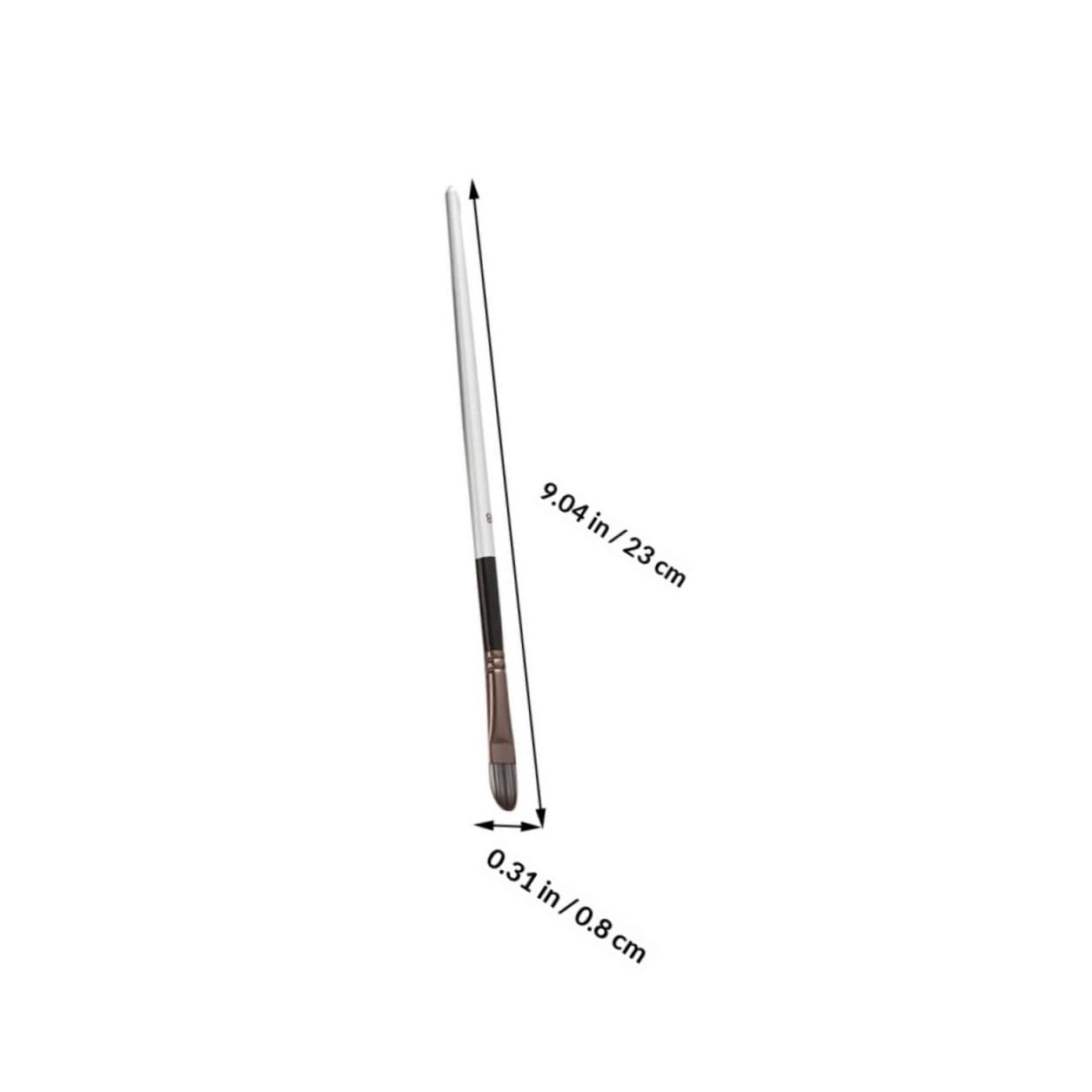 Set de 24 Pinceaux en Nylon pour Dessin à l'huile et Aquarelle avec Paquet de Rangement, Forme Simple, Style Élégant et Accessoires Peinture Professionnels