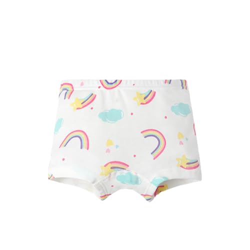 Soft Cotton Girls' Panties Cute Toddler Underwear with 6 Packs, age 2-103