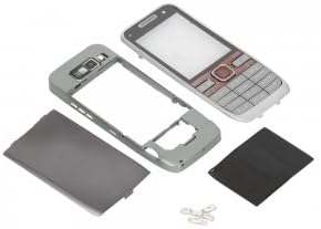 Cell Accessory Replacement Plastic Housing for Nokia E52 Silver