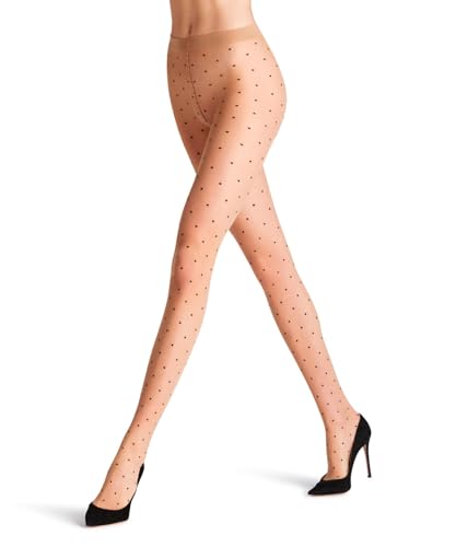 Image of FALKE Women's Dot Tights, Ultra Sheer 15 Denier, Dot Pattern, Trendy Stockings, 1 Pair