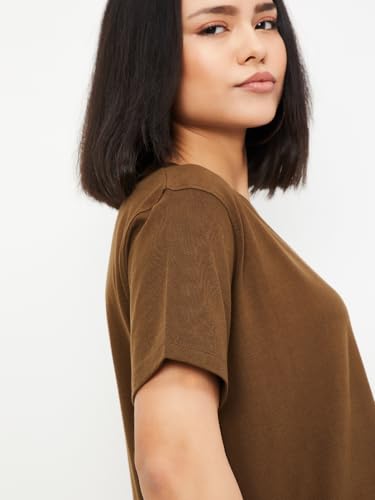 Image of Max Plus Size Women Solid T-Shirt
