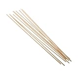 TOYANDONA 10 Piezas Materiales para Cometas Varillas de Palos de Bambú Planos para Manualidades Accesorio Ligero para Cometas Varillas de Espiga Parques y Playas