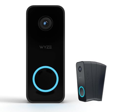 2K Smart Video Doorbell with Night Vision & Audio