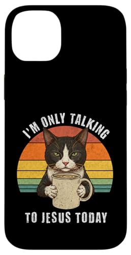 I'm Only Talking To Jesus Today �^�L�V�[�h �L �R�[�q�[ �X�}�z�P�[�X iPhone 14 Plus �p