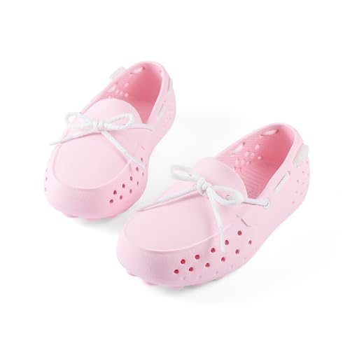 Image of People Footwear Senna Kids - Waterproof Slip-On Rubber Loafers, Lightweight Durable Boat Shoes for Boys & Girls, Non-Slip Water Shoes for Outdoors