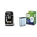 Philips Series 2200 Kaffeevollautomat – Klassischer Milchaufschäumer, Intuitives Touchdisplay, Glänzendes Schwarz (EP2221/40) & Philips Kalk CA6903/10 Aqua Clean Wasserfilter, Kunststoff