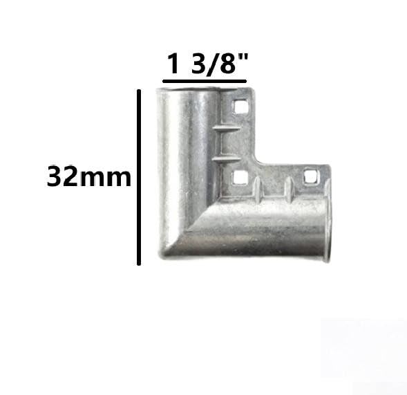 Équerre d'angle 90° aluminium anticorrosion pour portail extérieur durable - 3