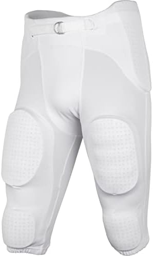 CHAMPRO Safety Integrated Youth Football Practice Pants White