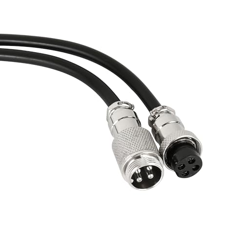 Conector de cable GX16 4 pines macho a hembra 3 m miniatura 2