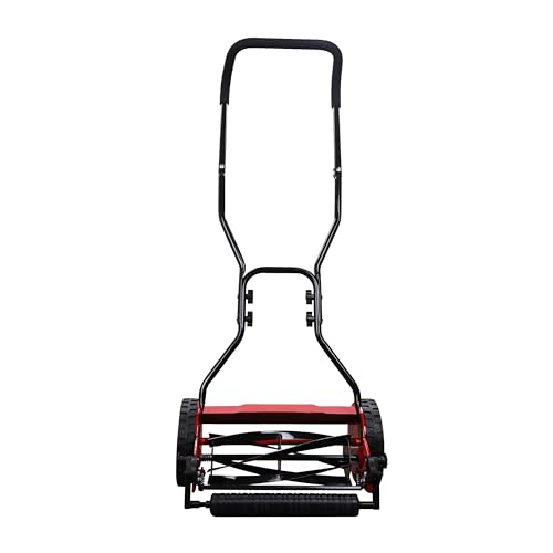 WOLF-Garten 15C-BA-650 Manual Push Lawn Reel Mower,Soft Grip Handle,14"(35cm) Winged Blade,Max. Mowing Area 150 Metre Square, 52x44x27 cm, Does Not Come with Grass Catcher, TT 350 S