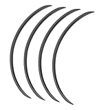 4x Roue De Voiture Sourcil Arc Trim Lèvres Bande Fibre Carbone Effet Fender Éclairs Pare-boues Extra Arches Couverture Protecteur 29 ''