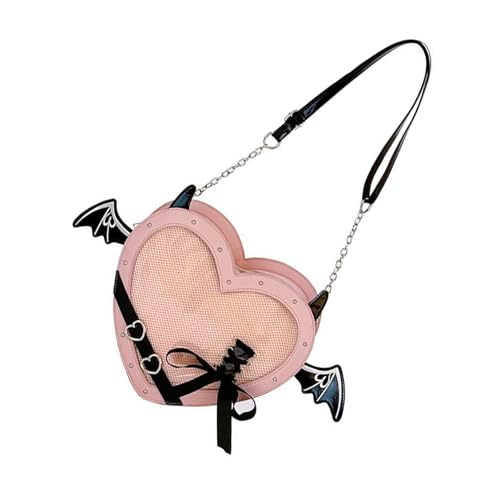 Itabag japonais sac à bandoulière cœur Sweet Bows et sac messager pour garde-robe Lolita