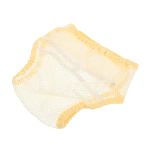ERINGOGO Diaper Cover Reusable Mesh Underwear for Newborns Soft for Potty Training Comfortable Safe Underwear Yellow
