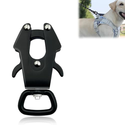 DIFLAX Frosch Clip Hundeleine Schnallen 360 Grad drehbare Clip Karabiner Hundeleine Heavy Duty Schnellspanner und Verriegelung Hundeleine Schnalle für die Befestigung Haustier Halsband