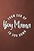 Storyboard Notebook: Womens Boy Mama From Son Up To Son Down, Funny Mom of Boy, Mom Life
