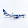 AVIAMUSE Model Airplane, United N14102 Aircraft Planes Model Suitable for Collection and Christmas Birthday, Desktop Decor