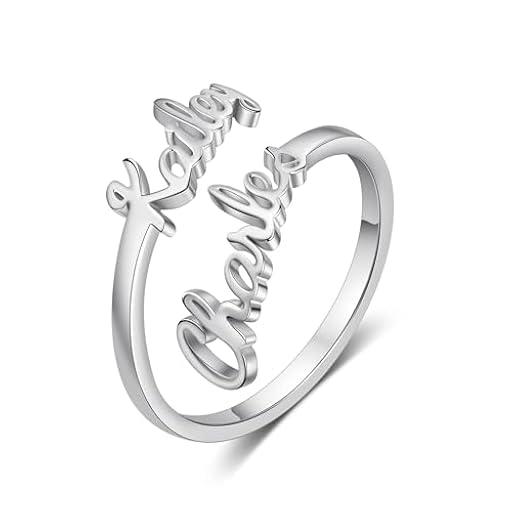 jewelora Anillos Personalizados con Nombre para Mujer Anillos Retorcidos con Nombres Grabados para Mamá, Esposas Regalo Navidad San Valentín (Plata) | Ya disponible en tu tienda friki favorita! En mundofriki.es! jewelora Anillos Personalizados con Nombre para Mujer Anillos Retorcidos con Nombres Grabados para Mamá, Esposas Regalo Navidad San Valentín (Plata) | Ya disponible en tu tienda friki favorita! En mundofriki.es!