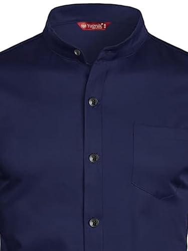 Image of Men's Slim Fit Beige Color Cotton Blend Casual Shirt