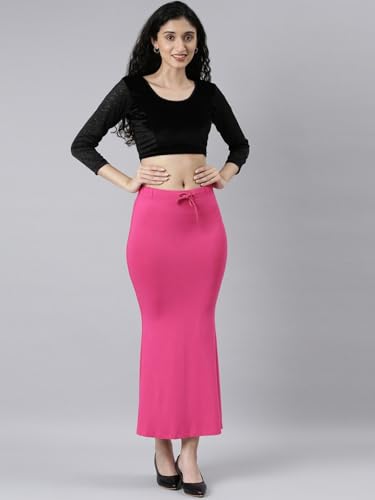 Image of Toochki Stretchable Saree Shapewear Petticoat for Women, Cotton Blended,Petticoat,Skirts for Women,Shape Wear Dress for Sarees