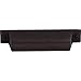Top Knobs - TK773SAB - Barrington Collection Channing Cup Pull, Sable