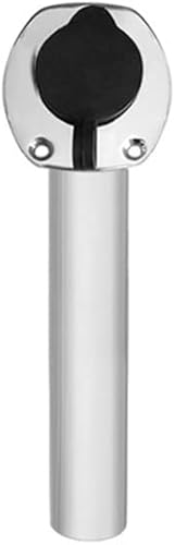 Miniatura 3 de lasenersm 2 piezas de soporte de caña de pescar insertos de goma 30 grados soporte de caña de pescar interior tubo de goma cubierta de la manga del