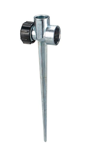 5 Pack - Orbit 1/2 Inch Zinc Flow-Thru Lawn Sprinkler Spike Base