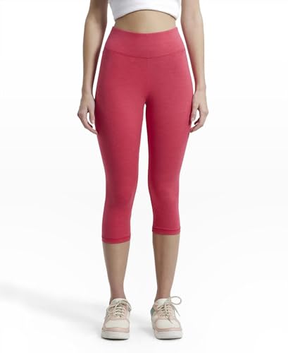 Image of Jockey Women's Slim Fit Capri (1391 Ruby Marl XL)