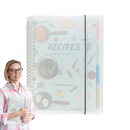 Carnet de recettes personnel A4 : gardez la mémoire de vos repas d'enfance