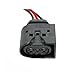 Automotive Electrical connectors 3Pin Auto Kostal Injector pl;/UG ABS Crankshaft Sen/;SOR Electronic Connector Wiring Harness Fit Compatible 09441391 50290970(1Pc)