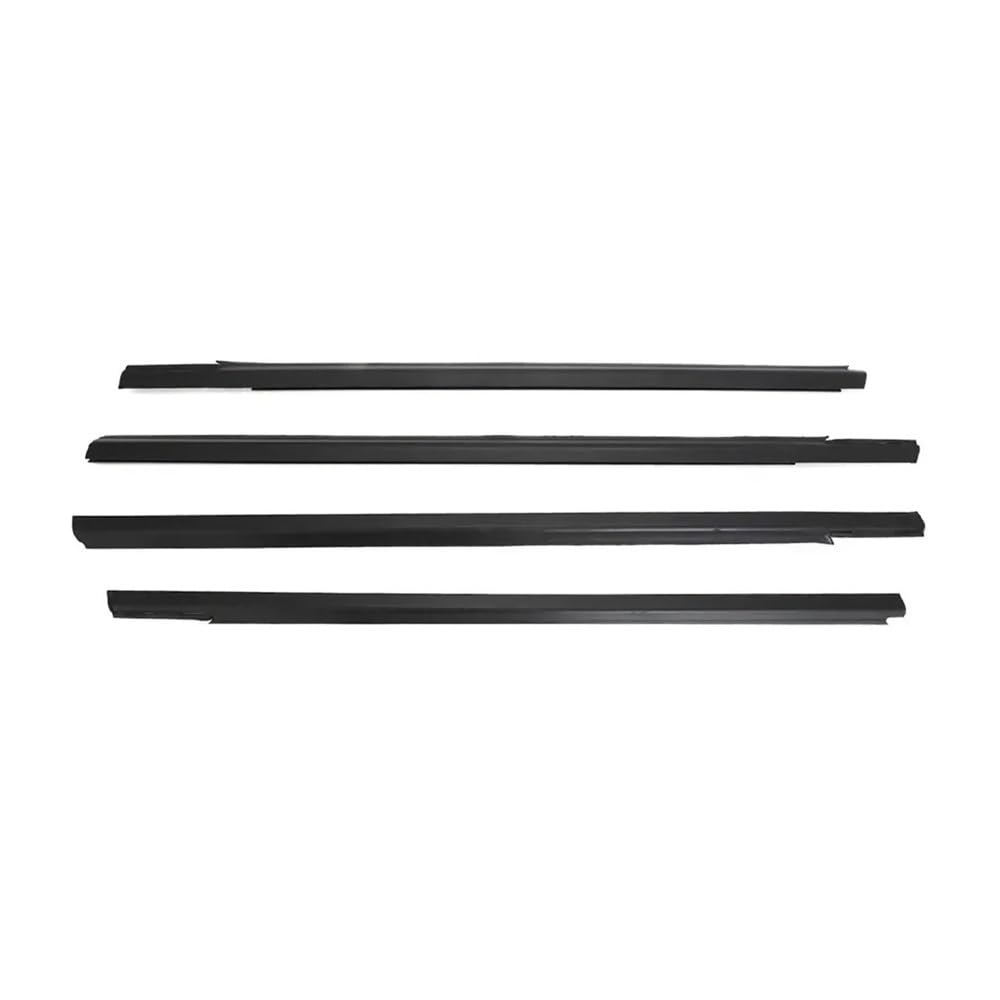 Mltlkppvng Black Car Seal Strip Window Glass Weatherstrip Trim Sealing Strips Belts For Peugeot 301 2013 2014 2015 2016 2017 /Chrome(Black)