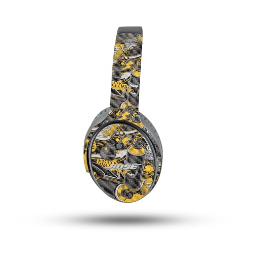 Image of MightySkins Skin Compatible with Bose QuietComfort 35 II Headphones - Puppy Fall | Protective, Durable, and Unique Vinyl Decal wrap Cover | Easy to Apply, Remove, and Change Styles