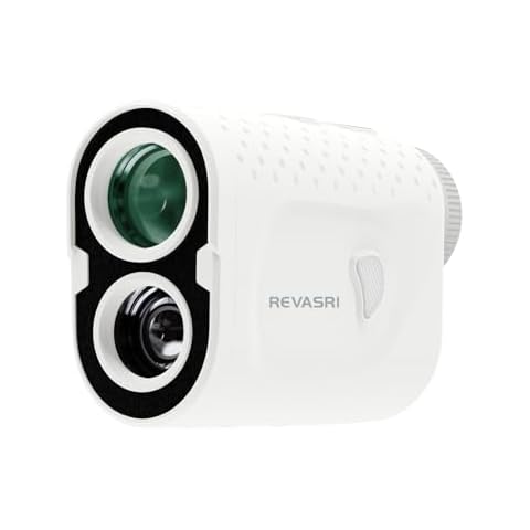REVASRI Range Finder for Golf with Slope Switch and Magnet, 1000 Yards Golf Rangefinder Featured in Pin Lock Vibraiton and Slope Compensation, Rechargeable Laser Range Finder Cover