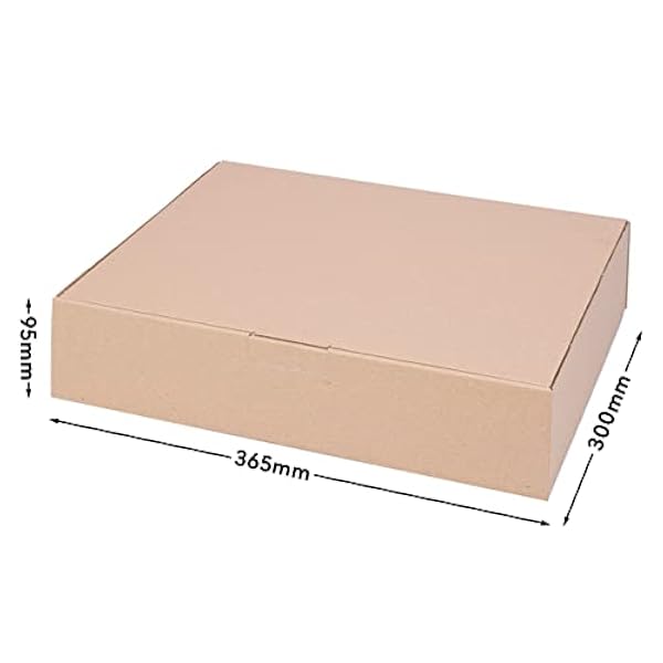 100 vouwdozen bruin | 365 x 300 x 95 mm - WP M | verzenddoos DHL karton Hermes DPD GLS verpakking