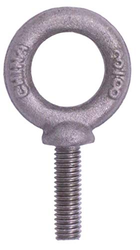 U-Turn 3/8 x 1 1/4 Machine Shouldered Eye Bolts, Self Colored (2 Pack)