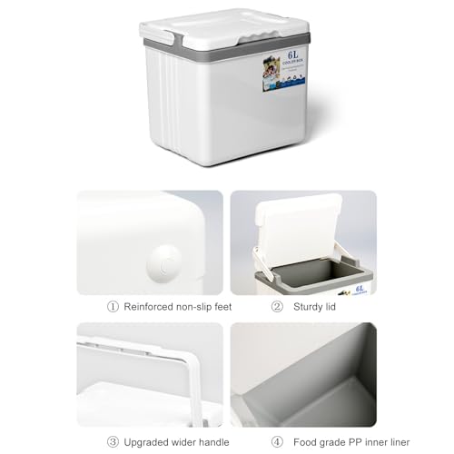 Glacière de camping portable et boîte à déjeuner étanche pour randonnée - 6