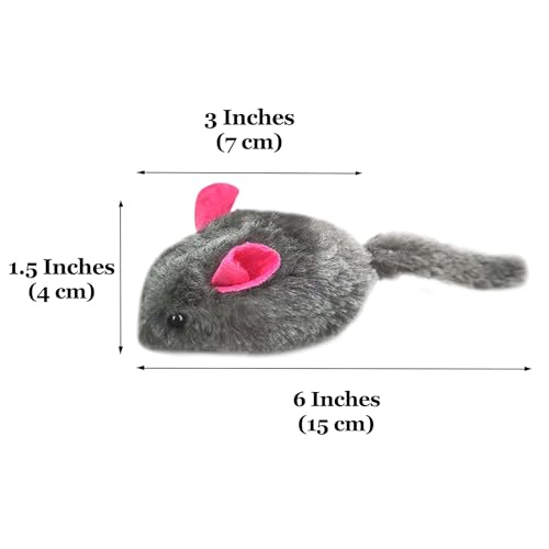 sungrow squeaky plush hamsters for cats tug squeaker chews for kittens39 interactive fun hide and seek activity soft stuffed fetch for ferrets dark brown 6 pcs per pack