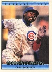 1992 Donruss Baseball Card #613 Shawon Dunston Mint
