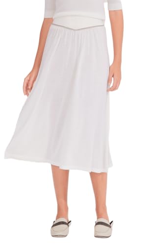 Women's Flowy 100% Wool Fall Skirt, Elastic Waistband, Casual A-Line Style Women's Clothing, BC1090 - Main Image