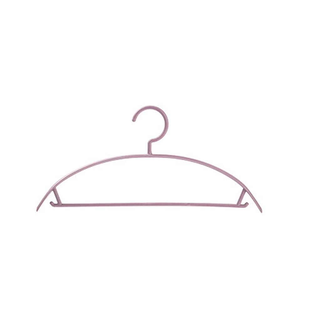 GONMDOPY Coat Hangers,2/5Pcsng Clothes Hangers for Clothes Rail & Closet, Clothing Hanger,Non Slip and Space Saving Clothes Hanger with Hook/Purple/2Pcs