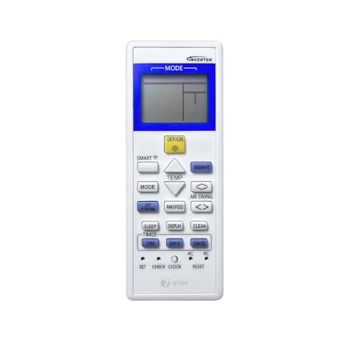 Image of 7SEVEN Compatible with Panasonic AC Remote Control Model 157C Suitable for 1 1.5 2 Ton Split and Window Air Conditioner - Match Each Key by Key Exactly with Existing AC Remote Function