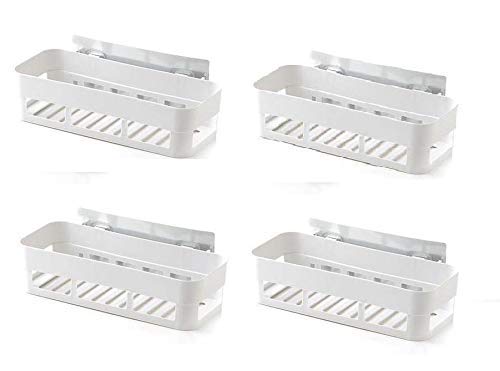 KINZILLA 2 in 1 Kitchen Sink Soap Holder Rack with Sponge Holder Plastic Bath Soap Box Bathroom Soap Dispencer Soap/Sponge Organizer(Multicolour) (4) (B092CZ2PDR) Amazon Price History, Amazon Price Tracker